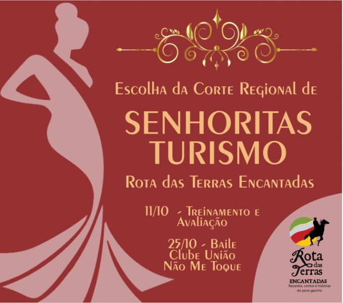 Rota das Terras Encantadas realiza concurso de escolha da nova corte de Senhoritas Turismo