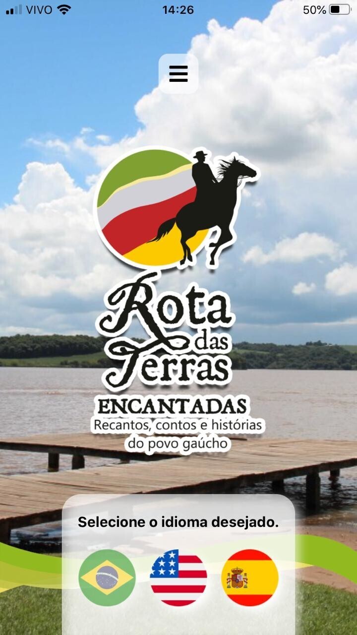 Rota das Terras Encantadas na palma da mão